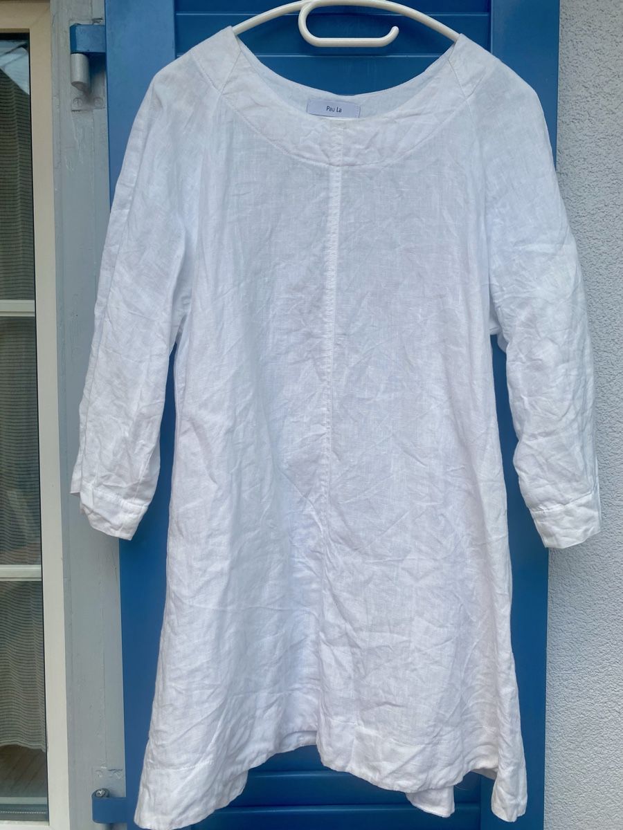 Blusen: Weiss Leinenbluse M – Gebraucht aus Chur von KUMI2024