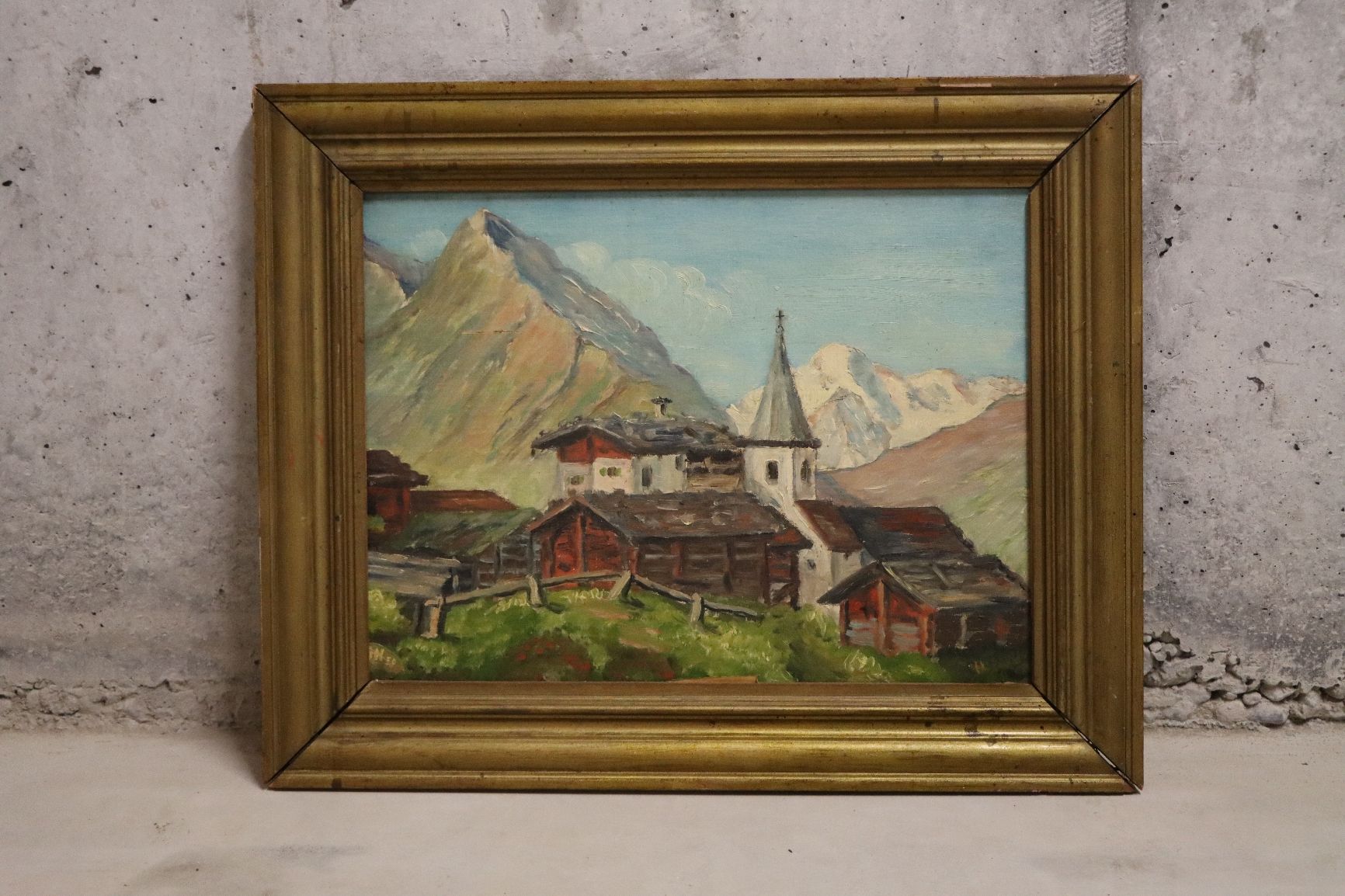 Dipinti: Ölgemälde- signiert -Val d'Herens – Usato da Schlierbach venduto da ann_b9kt