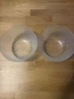 2 grosse Schüssel Glas
