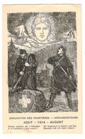 Karte Grenzbesetzung 1914