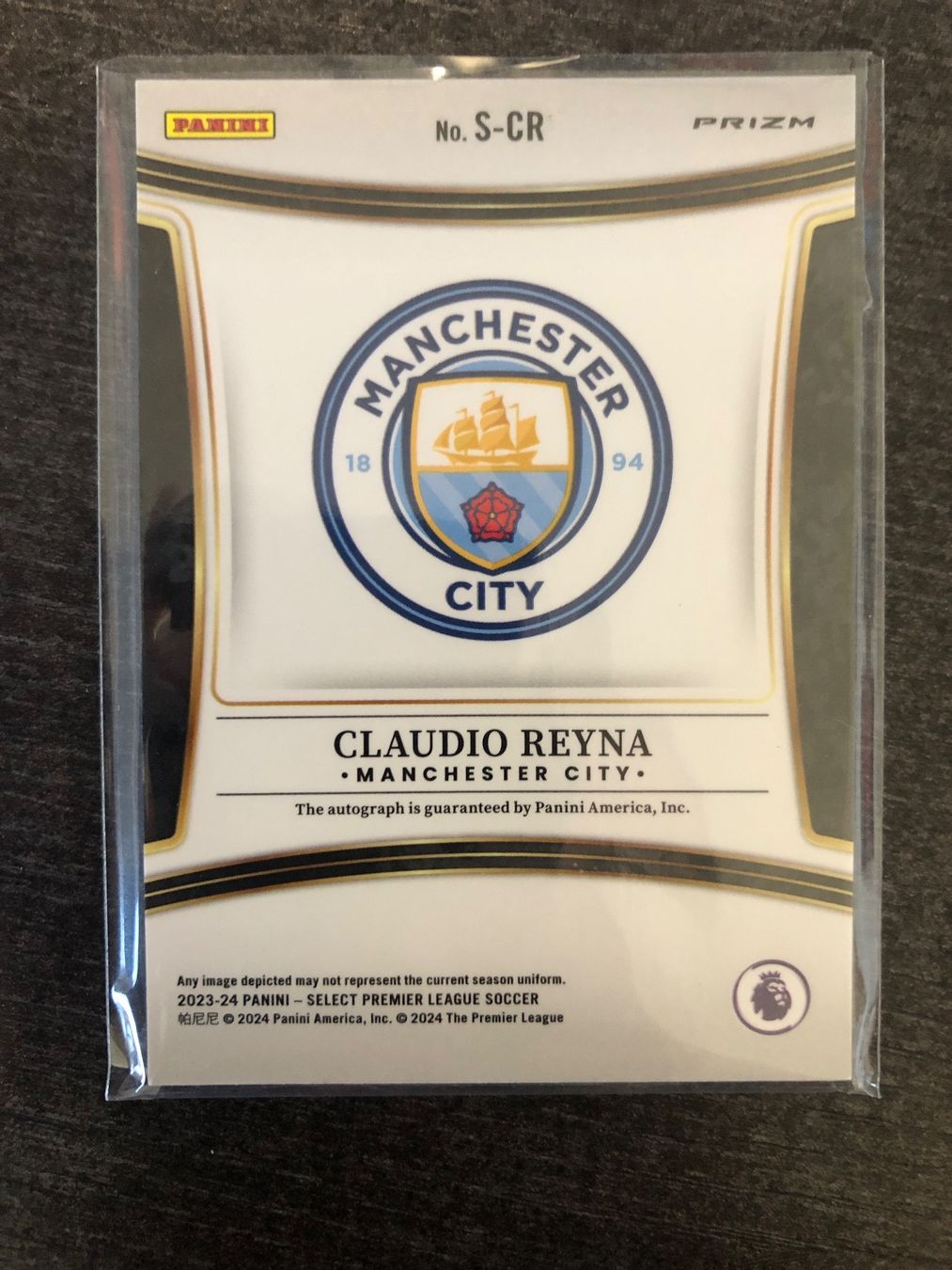 Topps Carte collezionabili: Panini Select Claudio Reyna Manchester City Autogramm – Usato da Wangenried venduto da Garagara 1