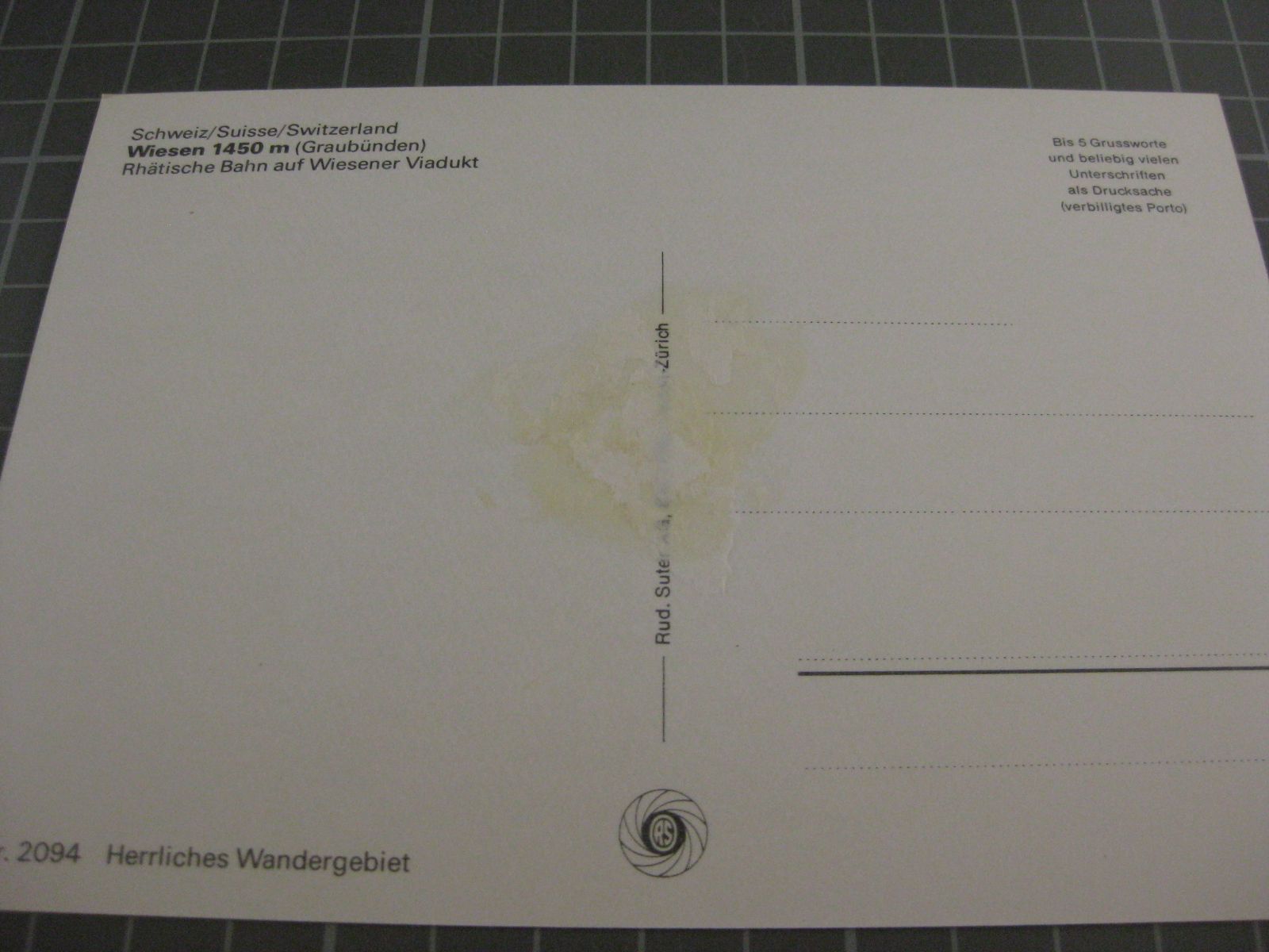 Cartoline postali: AK Wiesner Viadukt mit Zug – Usato da Malters venduto da Marosko 1