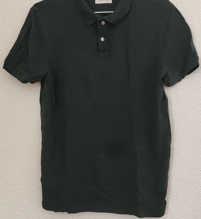 Polo Shirt dunkelgrün kurzarm gebraucht