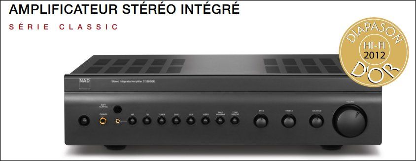 Amplificateur Nad C 326BEE | Back Market