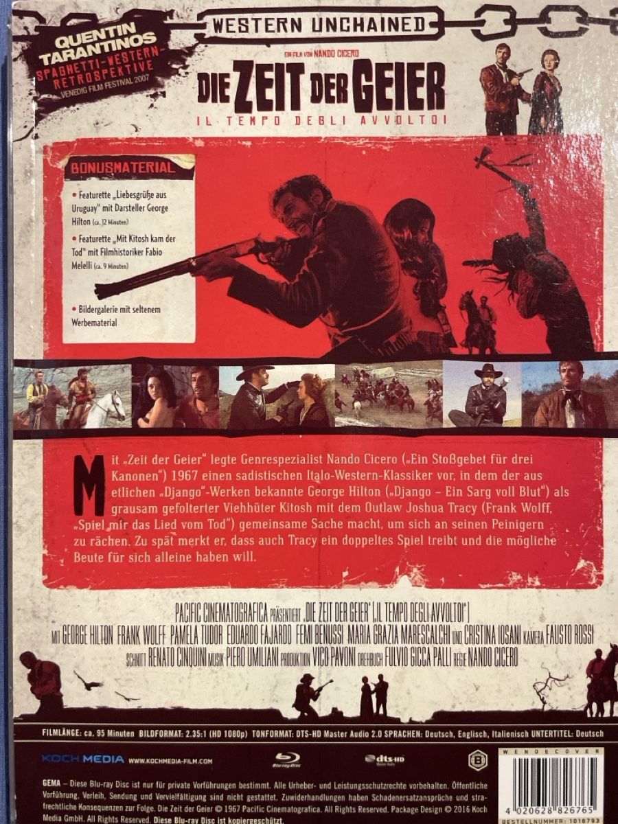 Tutti i DVDs: Die Zeit der Geier (1967) – Usato da Waldenburg venduto da Gonzo8 1