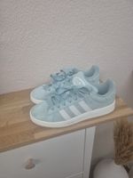 Adidas Campus Sneaker hellblau Wildleder neuwertig