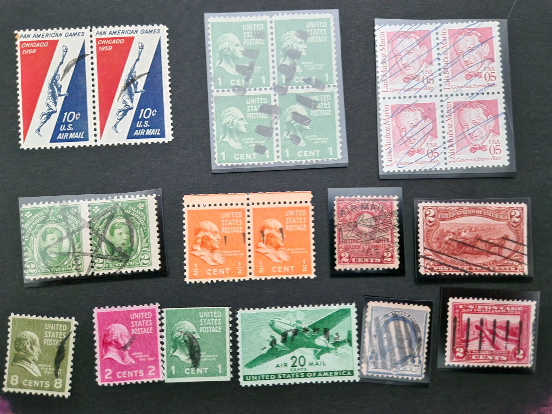 Alle Briefmarken: Breifmarken USA mit Sonderstempelung – Gebraucht aus Oberglatt ZH von Pacos2000