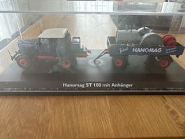 Schuco Hanomag ST 100 Zugmaschine mit Anhänger