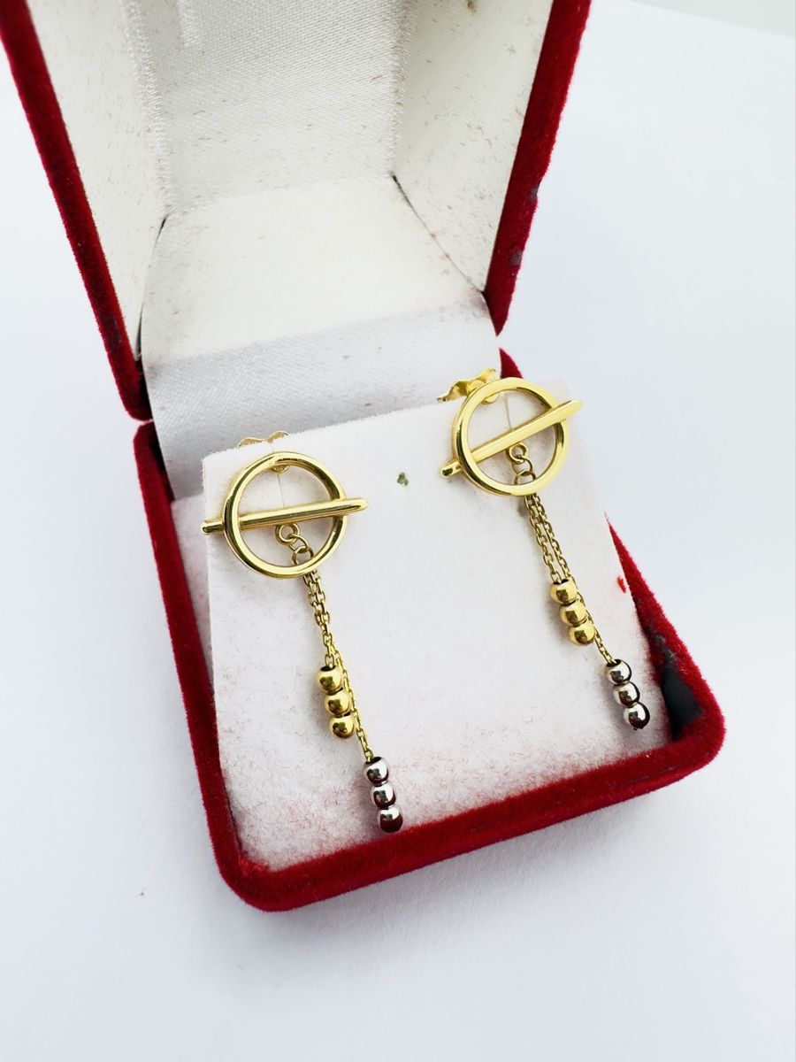 Orecchini pendenti & Orecchini a lobo: 750/18 Karat Gold Ohrstecker NEU – Nuovo e nell'imballaggio originale da Murg venduto da MTGold 3