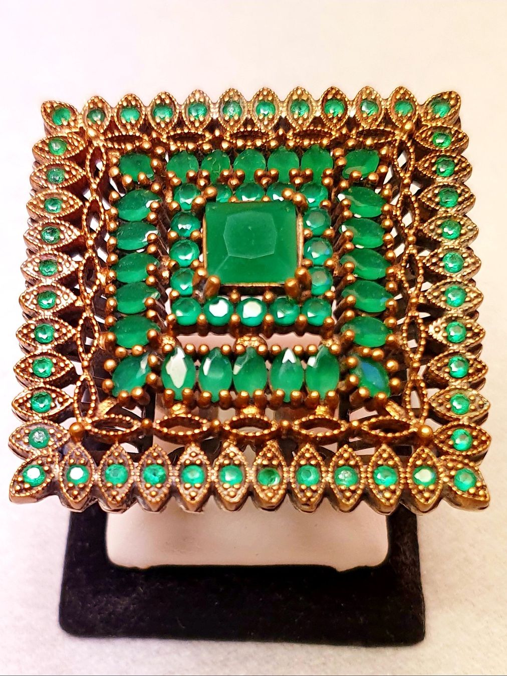 Anelli: Vintage Smaragd Ring – Nuovo (secondo la descrizione) da Zürich venduto da benedikt12 1