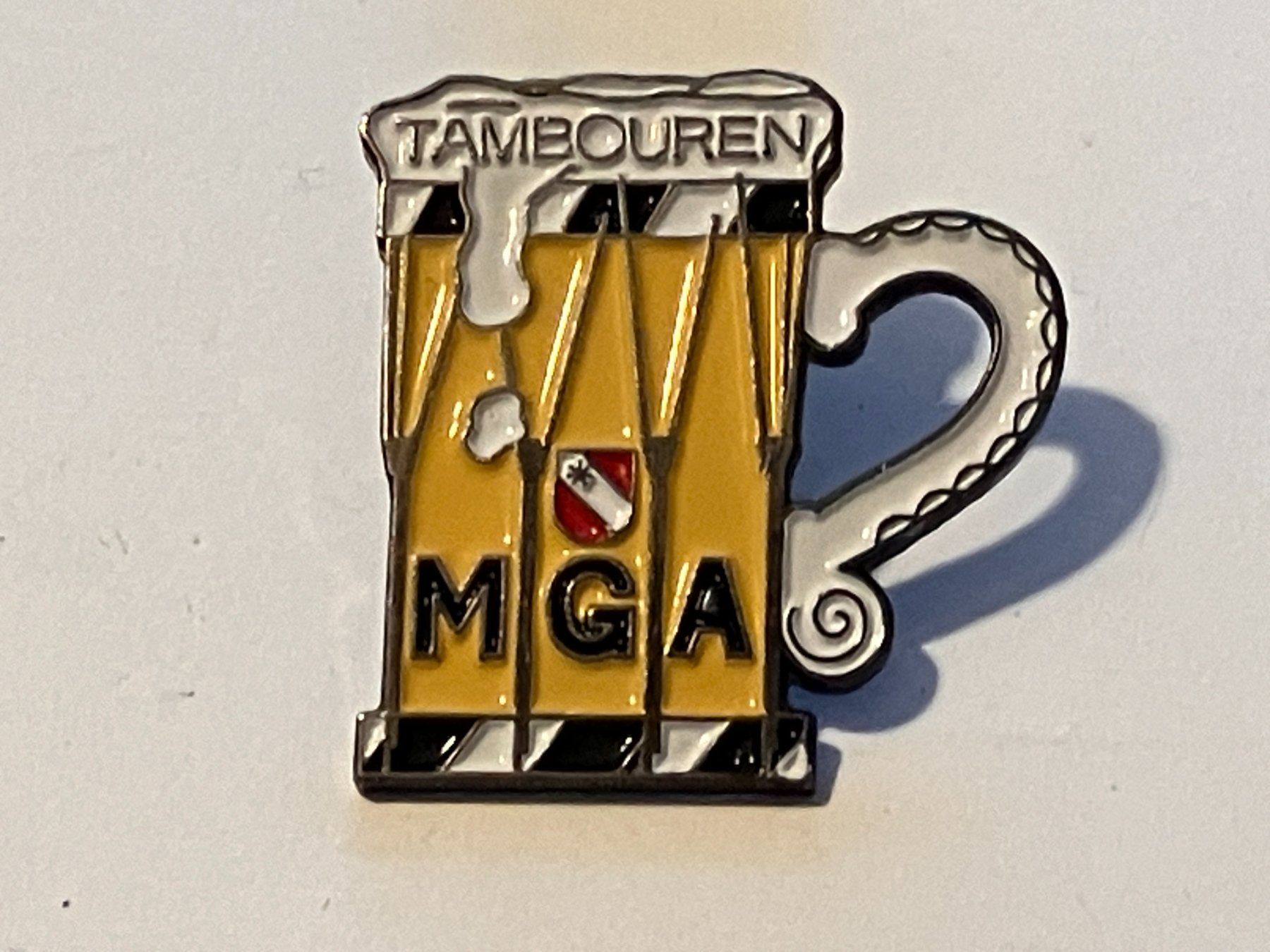 Plaketten & Abzeichen: 1 Pin Tambouren MGA – Gebraucht aus Basel von djwwpp