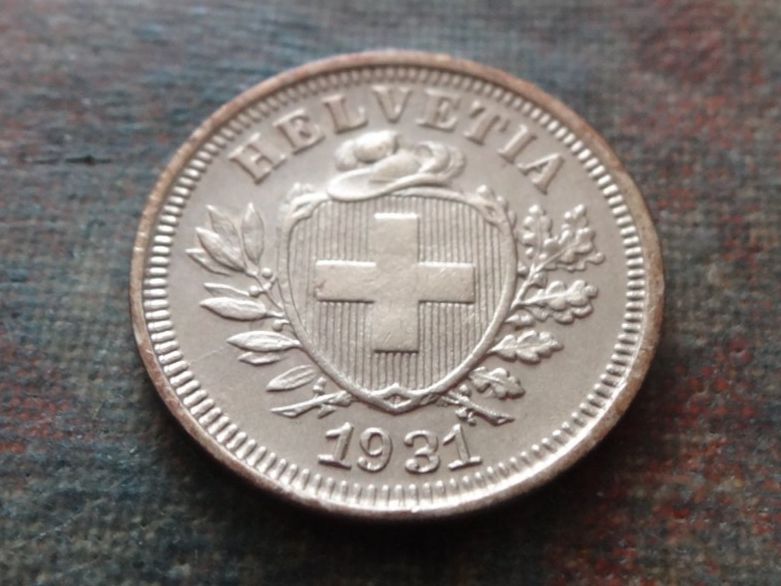 Tutti le monete: 1 Rp. 1931   (A) – Usato da Romanel-sur-Lausanne venduto da Swift13