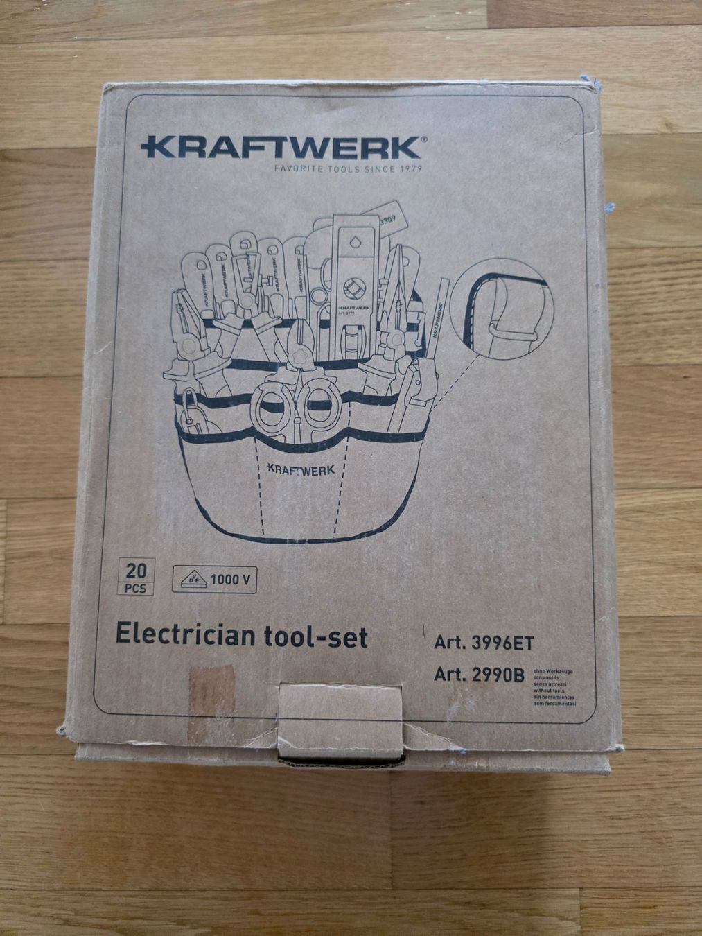 Tutti gli attrezzi: Kraftwerk Handwerkzeug NEU – Nuovo e nell'imballaggio originale da Zürich venduto da inkashupapa