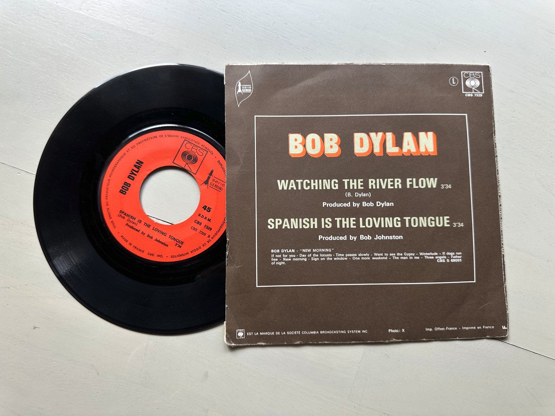 Dischi in vinile: BOB DYLAN tolle Watching the river flow Single Frankreich di – Usato da Basel venduto da Partridge 1