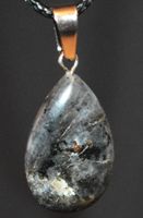 Halsketten Y-950I – Larvikite – Topfen – 17x 24mm