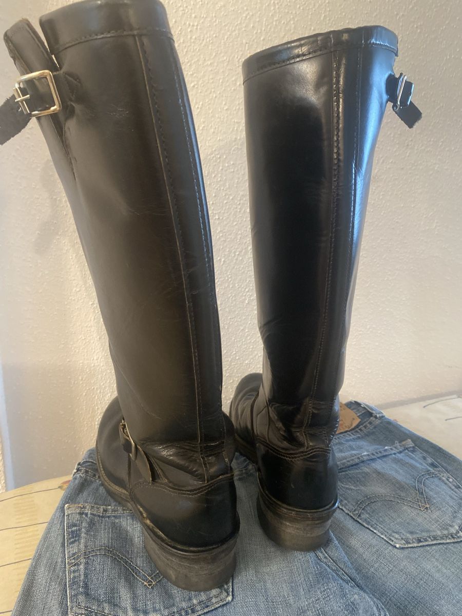 Scarpe da uomo: Biker Stiefel Chippewa Grösse 8,5 = 41 – Usato da Sempach venduto da timesarechanging 2