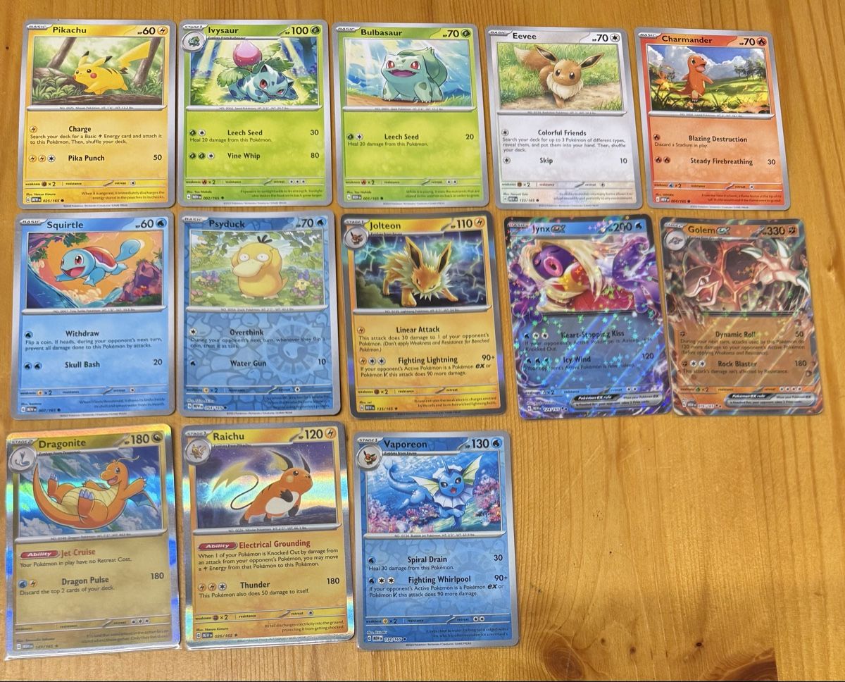 Pokémon Cartes à collectionner: 13 Karten aus 151 Pokemon – Neuf (Voir description) à Härkingen par iceman1234