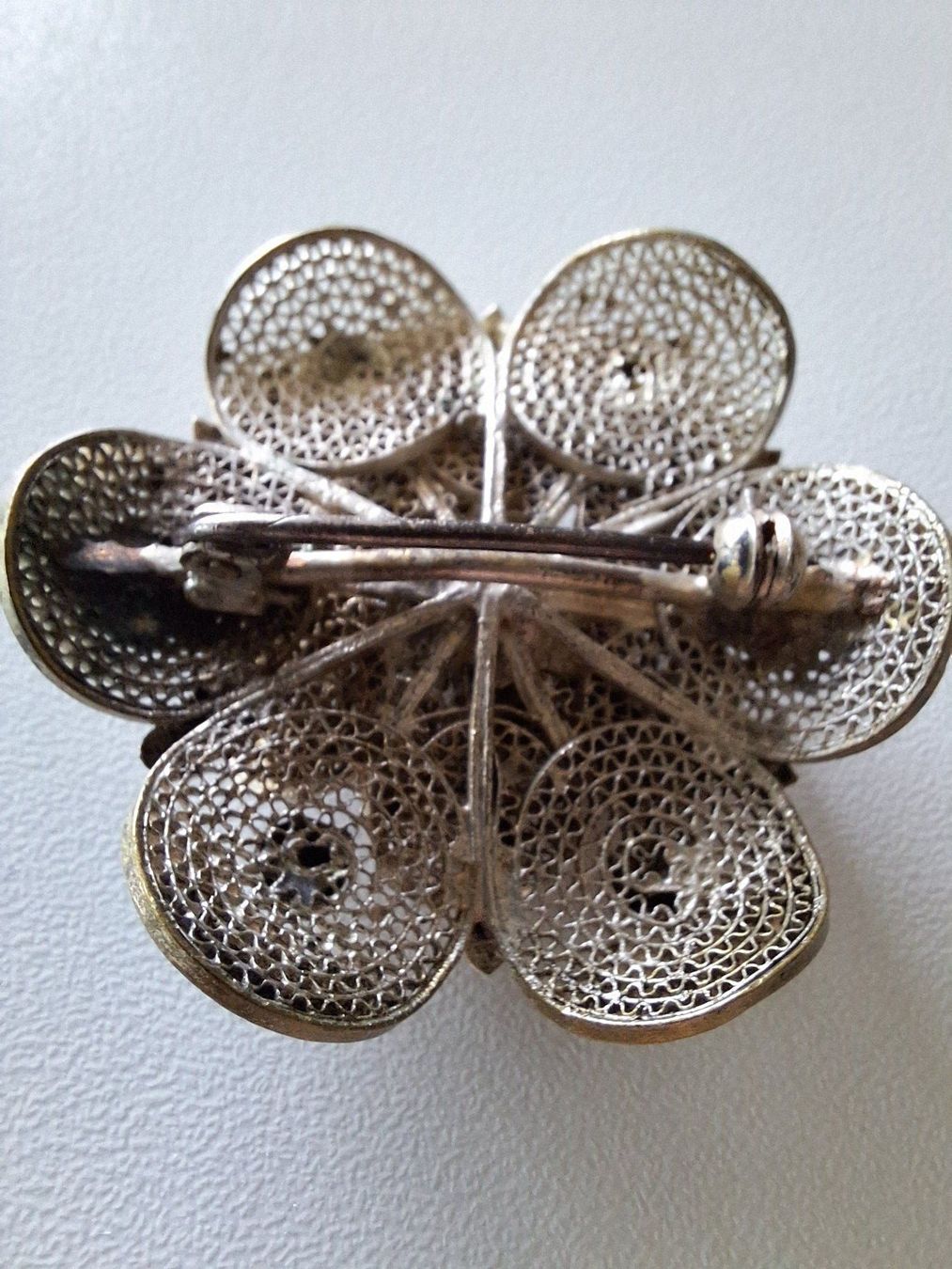 Spille & Fermagli: Silber Blumenbrosche zu Tracht – Usato da Münchenbuchsee venduto da mummeli 2