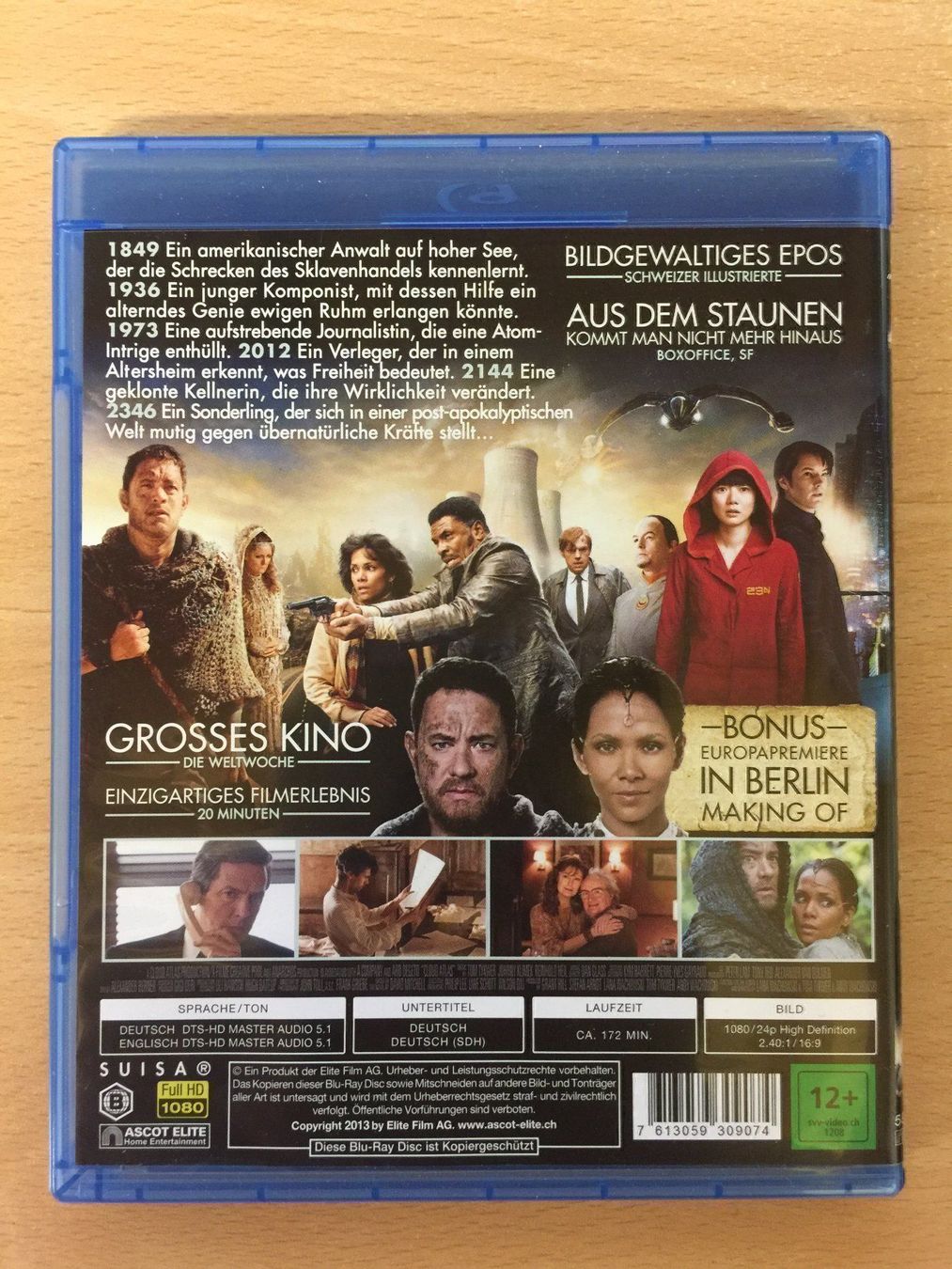 Tutti i DVDs: Cloud Atlas – Usato da Glattfelden venduto da cybermaxx 1