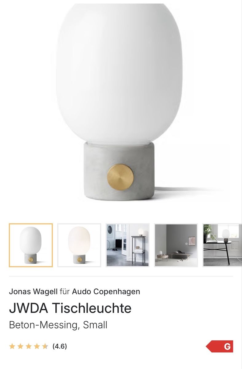 Audo Lampade: Audo Copenhagen Tischlampe – Usato da Binningen venduto da pinturicchio_zh