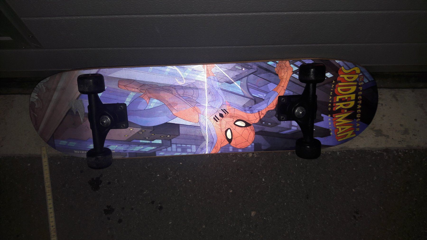 Skateboards: Skatboard spiderman – Gebraucht aus Laufen von Mann455