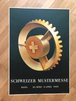 Plakat Mustermesse Basel von Herbert Leupin