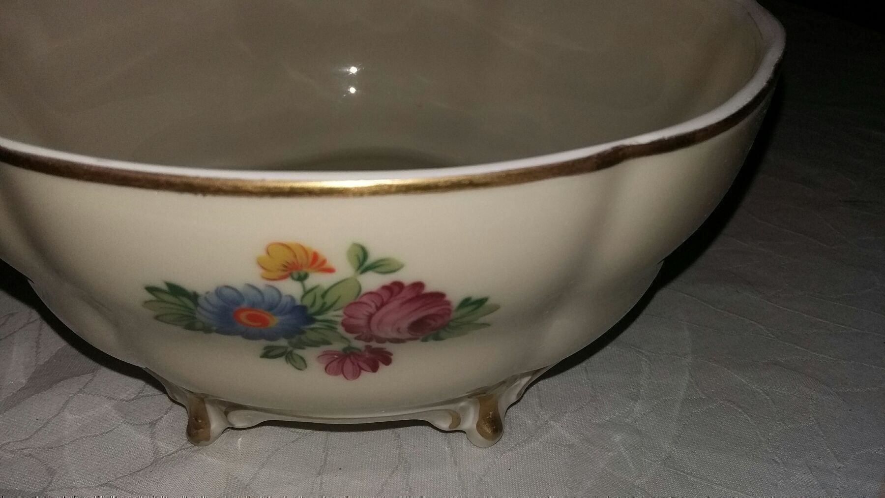 Rosenthal Ciotole: Alt  Handgemal Rosenthal Kronach Schale – Usato da Bern venduto da Imamrashed
