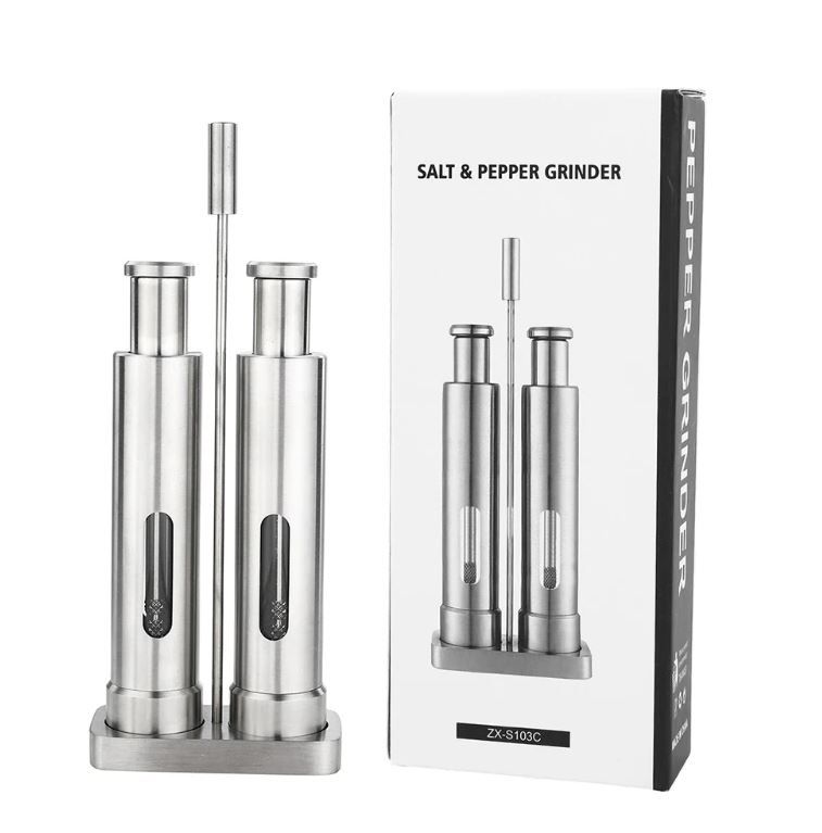 Elettrodomestici da cucina: Salz- + Pfeffermühle im Set mit Ständer – Nuovo e nell'imballaggio originale da Diepoldsau venduto da preisparadies-ch
