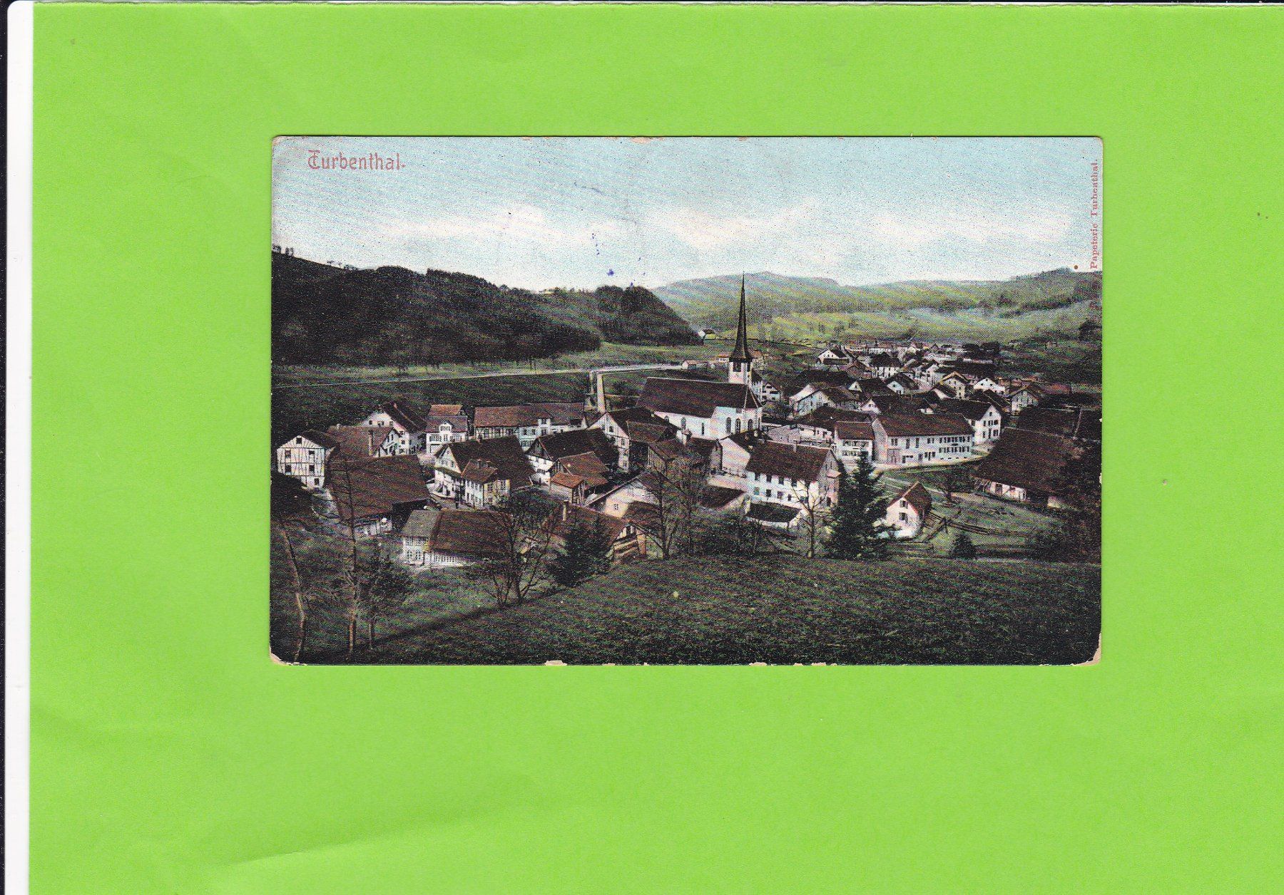 Cartoline postali: Turbenthal--Feldpost – Usato da St. Peterzell venduto da neckertal
