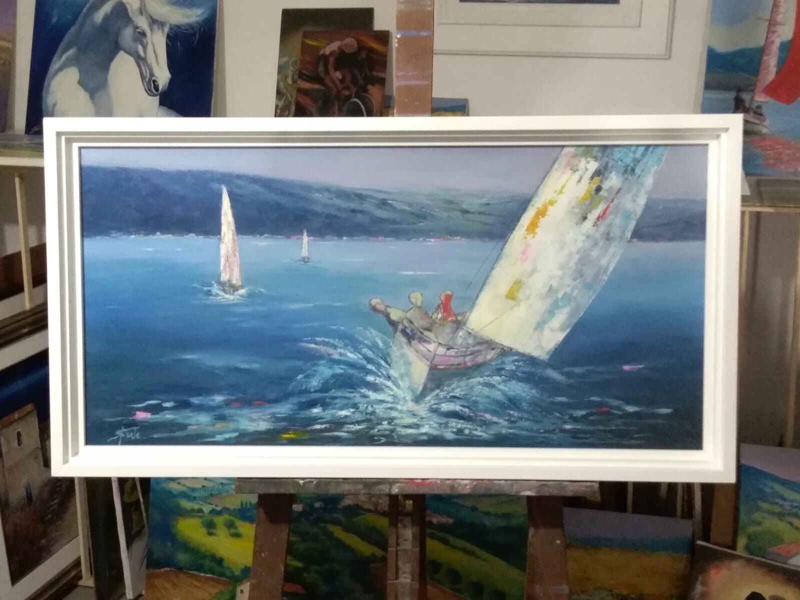 Dipinti: - Italienisches Gemälde - 80x40cm – Nuovo (secondo la descrizione) da Basel venduto da mar_rlr9 1