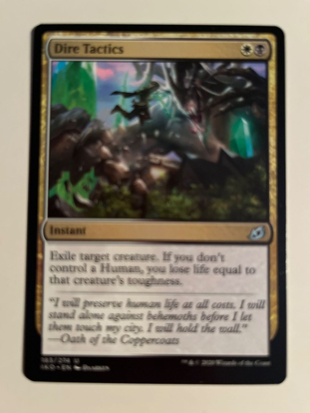 Magic The Gathering Carte collezionabili: 1 x Dire Tactics - Magic: The Gathering - MtG – Usato da Kriens venduto da Shadi1980