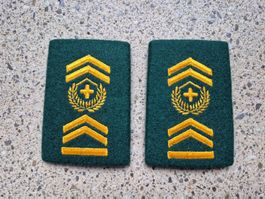 *** Gradabzeichen Patten Set Hauptadjutant Infanterie ***