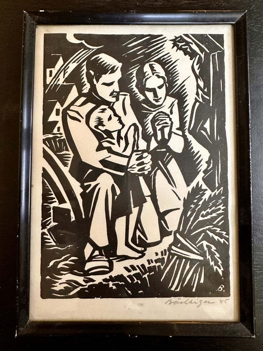 Gravures sur bois: 2 Holzschnitte oder Lithos von A.M. Bächtiger – D'occasion à Zürich par marusapulmi 4