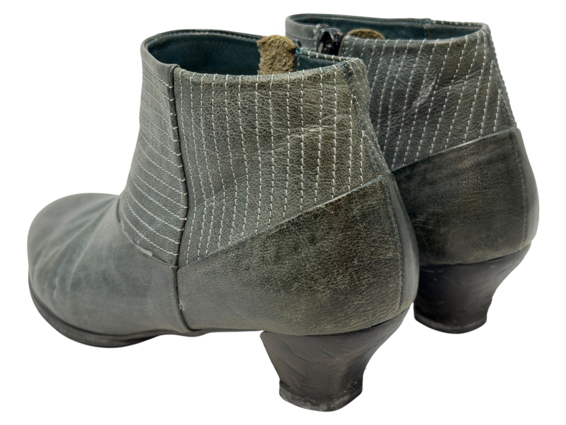 Think Damenschuhe: Bottines Think cuir gris. Pointure 37 – Gebraucht aus Cossonay-Ville von Retrova 7