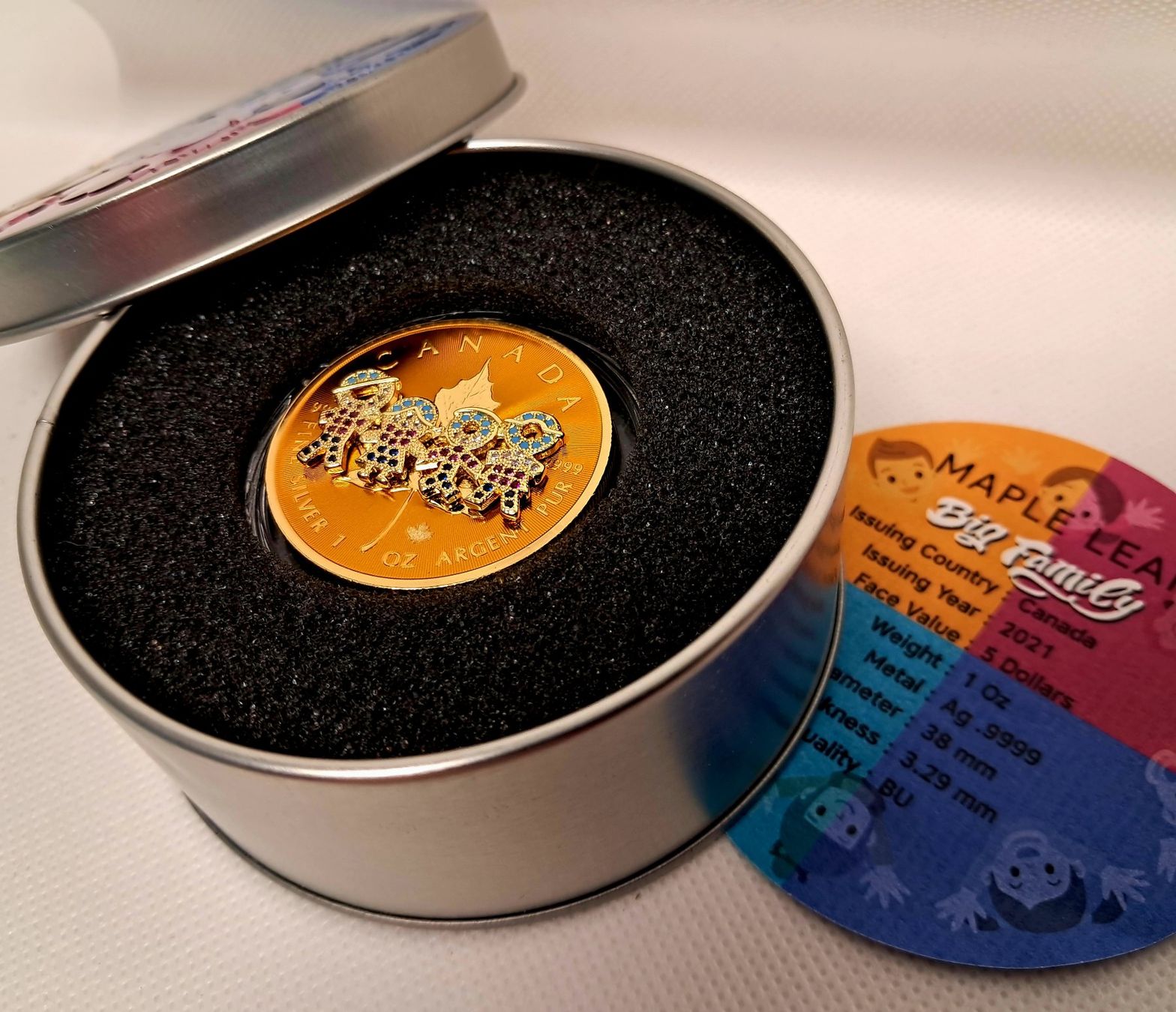 Tutti le monete: 1 OZ Silber Canada Maple Leaf 2021 Lim. Auflage – Nuovo e nell'imballaggio originale da Weinfelden venduto da shopping-island