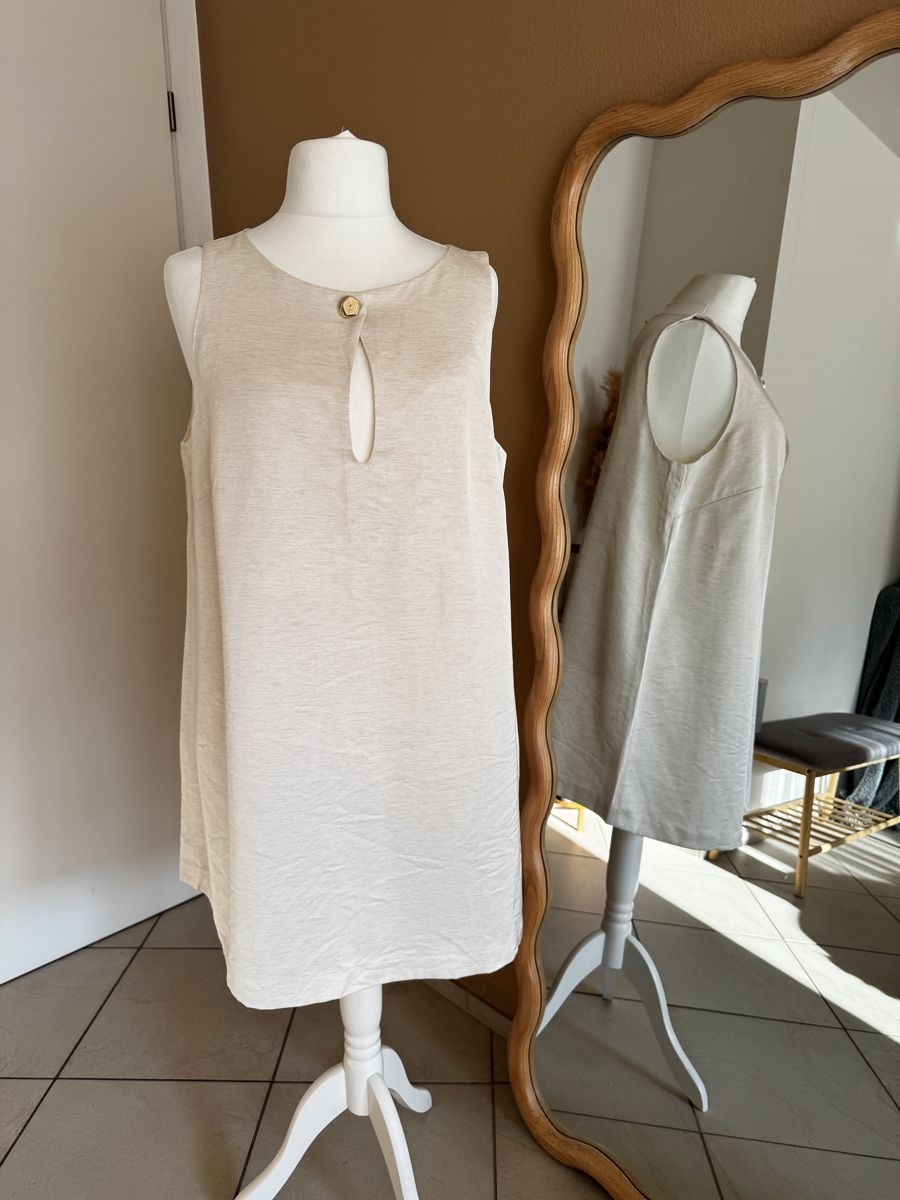 H&M Tuniche: Sommerliche Tunika beige, Grösse XL – Nuovo (secondo la descrizione) da Muttenz venduto da einfach-schoen