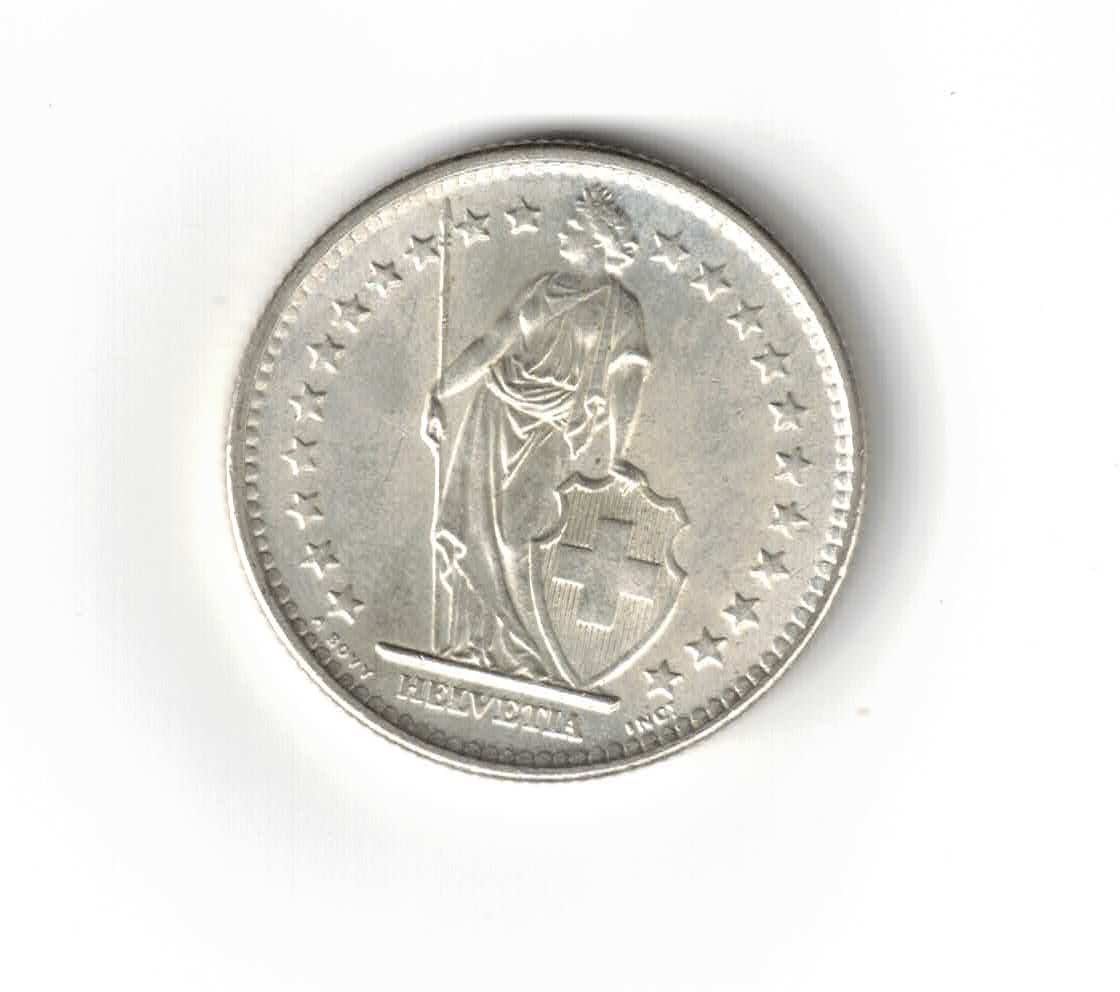 Tutti le monete: Fr. 2.- 1965 Silber unz. – Usato da Bottmingen venduto da Golferin 1