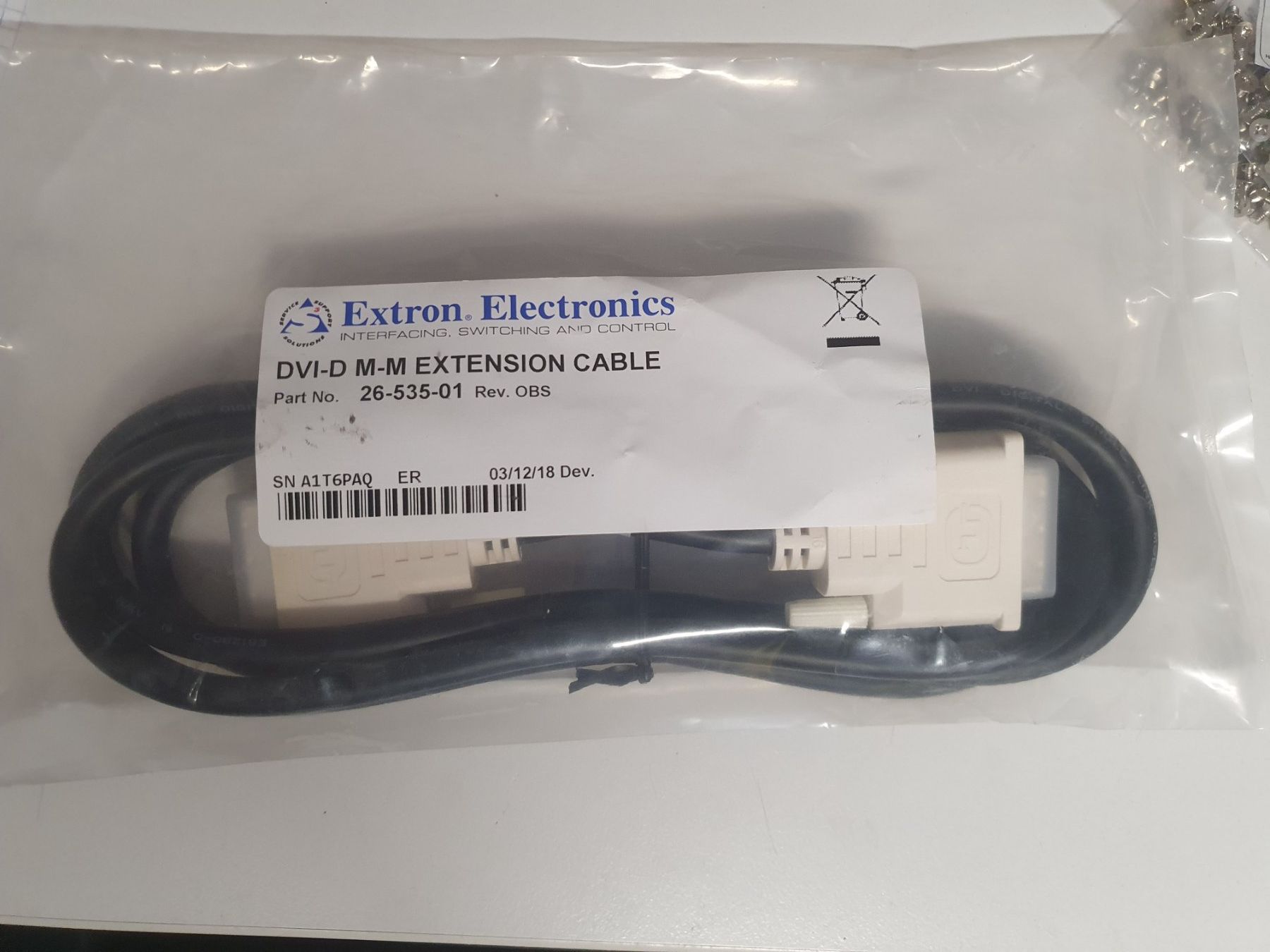 Cavi: Monitorkabel DVI Stecker auf DVI Stecker 1.7m – Usato da Zürich venduto da Alibaba1234