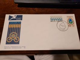Rare Enveloppe Commémorative Afrique du Sud Water 70!