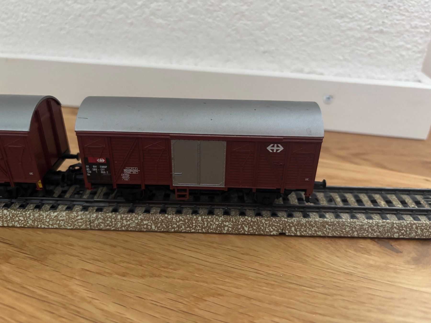 Märklin Modellini di ferrovie: 3x Wagen Gütertransport - Märklin & Electrotren – Usato da Bremgarten AG venduto da Trombone98 1