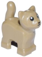LEGO 80686pb01 Dark Tan Cat, Baby Kitten, Standing