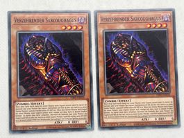 Yu-Gi-Oh! Karte - 2x Verzehrender Sarcoughagus DIFO-DE033