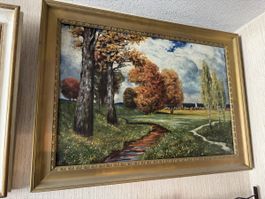 Antikes Gemälde 