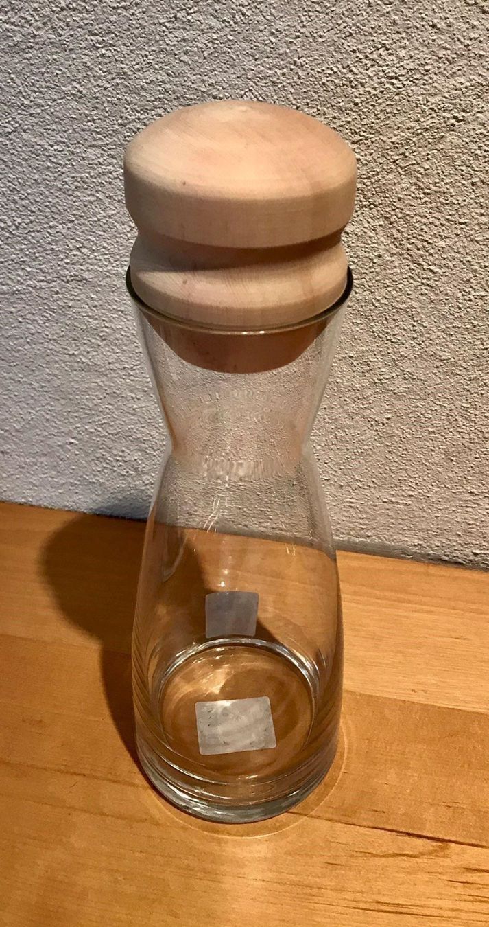 Caraffe: Zirm Drop bündner Arve mit Glaskaraffe – Nuovo (secondo la descrizione) da Maschwanden venduto da Musighai 2
