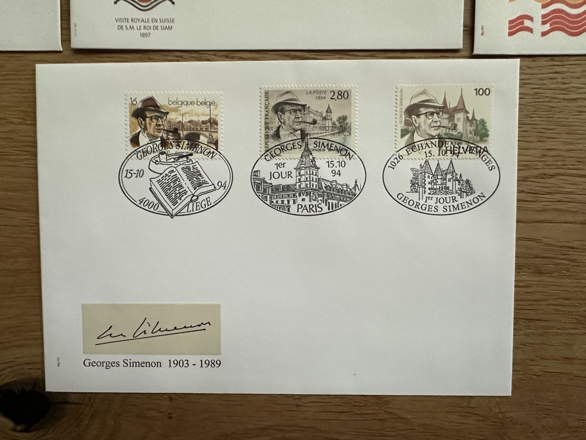 Tutti i francobolli: Schweiz - 7x FDC mit GEMEINSCHAFTSAUSGABEN – Usato da Schmitten / FR venduto da Samsara169 4