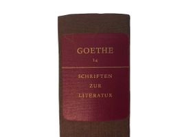 GOETHE SCHRIFTEN ZUR LITERATUR Band 14