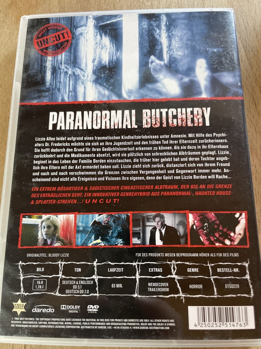 Tous les DVDs: DVD paranormal butchery – D'occasion à Dettighofen (Lengwil) par Dolol 1