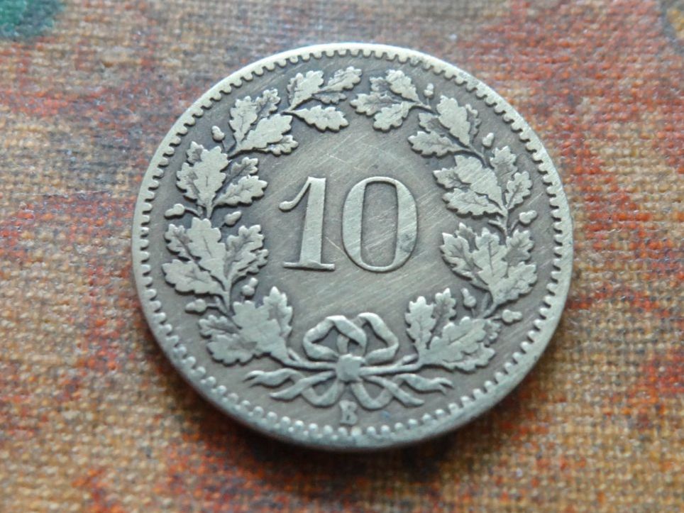 Tutti le monete: 10 Rp. 1871  (B) – Usato da Romanel-sur-Lausanne venduto da Swift13 1