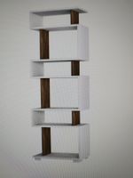 Design Regal weiss Holzoptik 165 cm hoch gebraucht