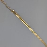 Goldfarbene Armband 26cm elegant    667